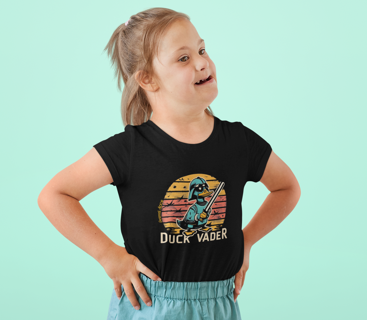 Nome do produto: CAMISETA QUALITY INFANTIL, DUCK VADER STAR WARS-2 A 8 ANOS