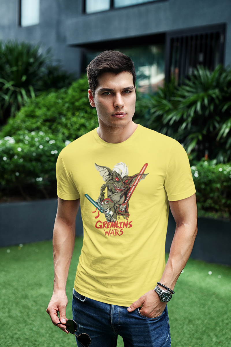 Nome do produto: CAMISETA T-SHIRT ESTONADA,  FILME GREMLINS WARS