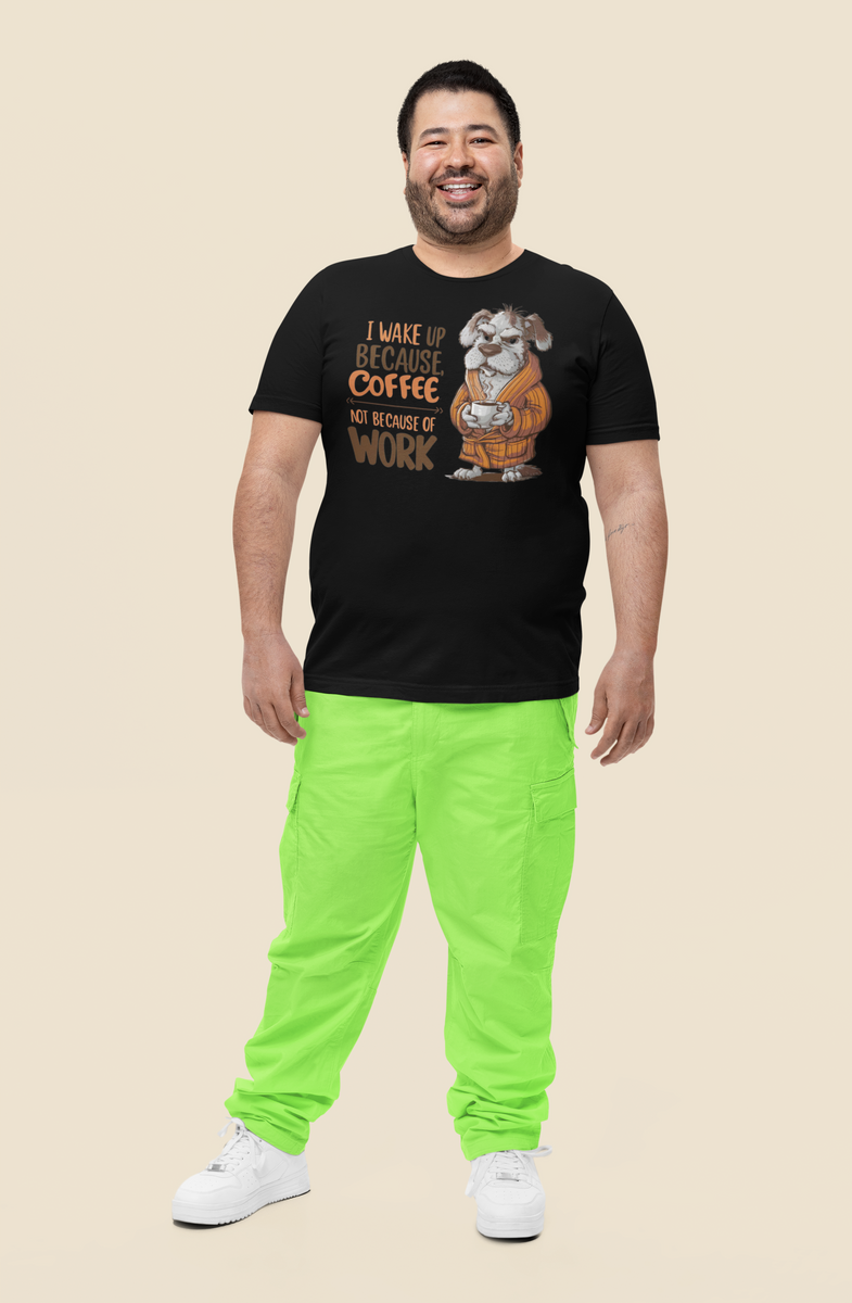 Nome do produto: CAMISETA T-SHIRT PLUS SIZE, DOG COFFEE