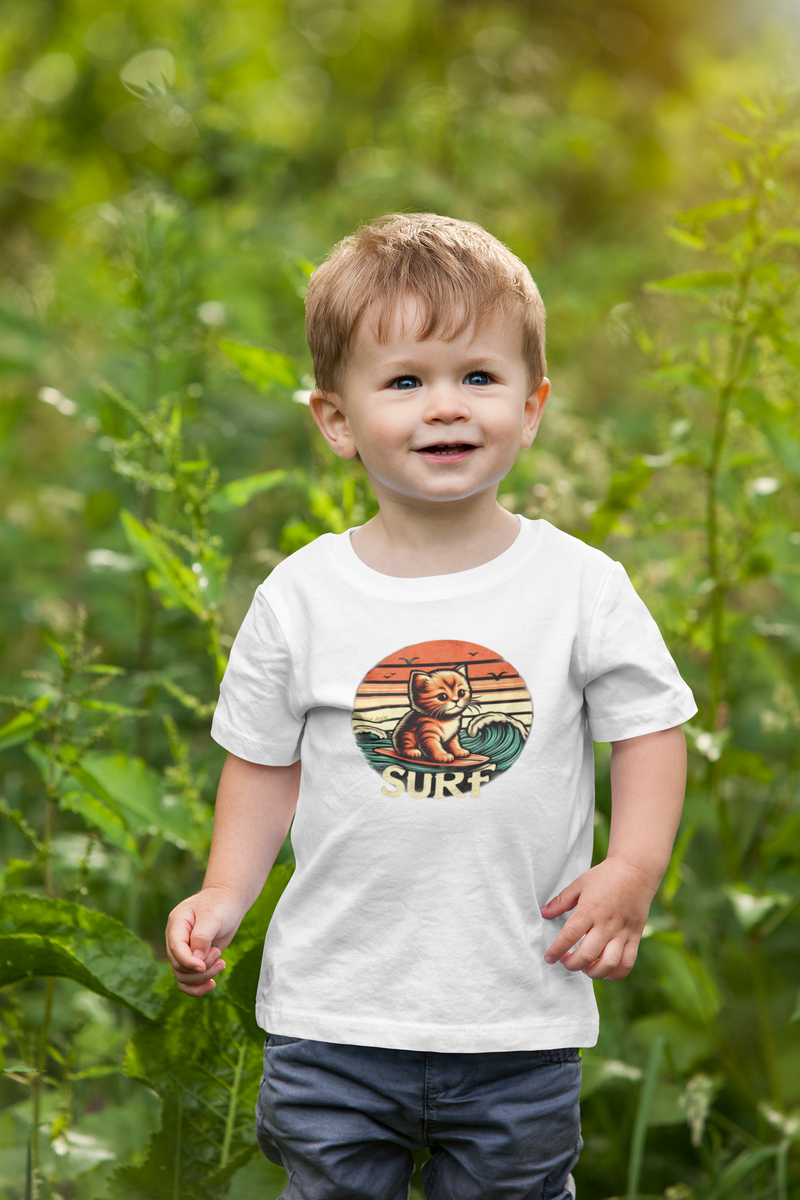 Nome do produto: CAMISETA QUALITY INFANTIL, CAT SURF-2 A 8 ANOS