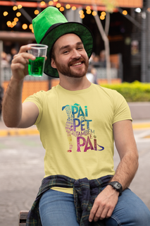 Nome do produtoCAMISETA T-SHIRT ESTONADA, PAI DE PET TAMBÉM E PAI