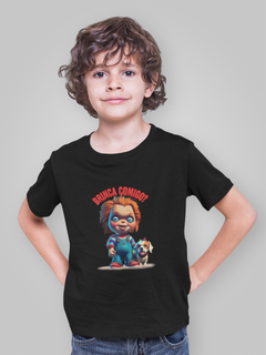 Nome do produtoCAMISETA  CLASSIC INFANTIL DOG, LINHA FILME  CHUCKY BRINCA COMIGO-2 A 14 ANOS