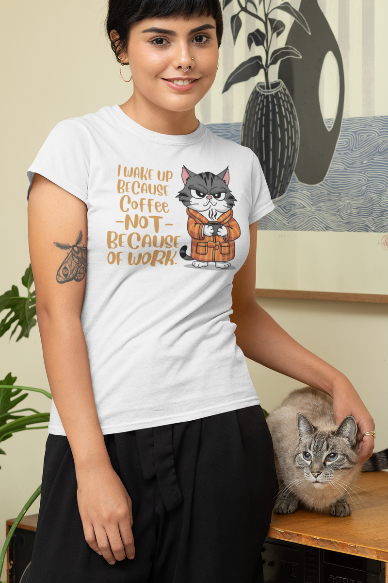 Nome do produto: CAMISETA BABY LONG CLASSIC, CAT COFFEE