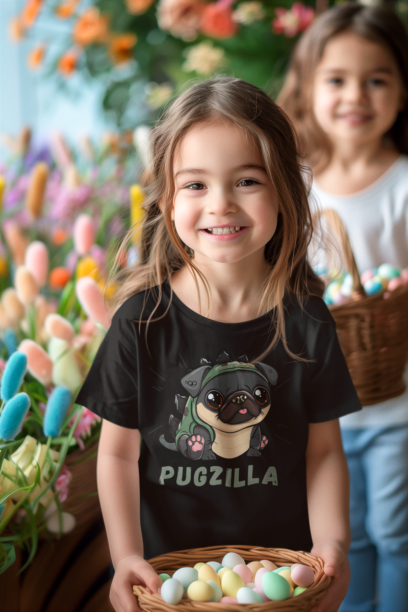 Nome do produto: CAMISETA QUALITY INFANTIL, PUGZILLA-10 A 14 ANOS