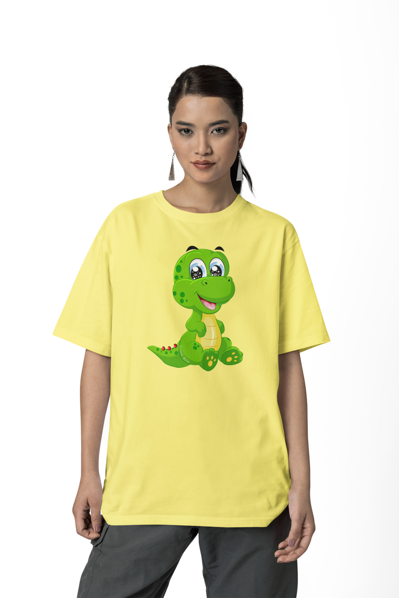 Nome do produto: CAMISETA T-SHIRT ESTONADA, DINO