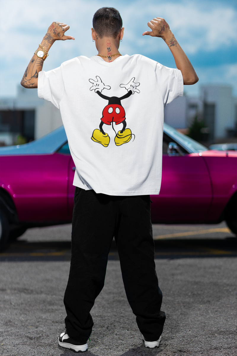 Nome do produto: CAMISETA OVERSIZED COSTAS, MICKEY MOUSE