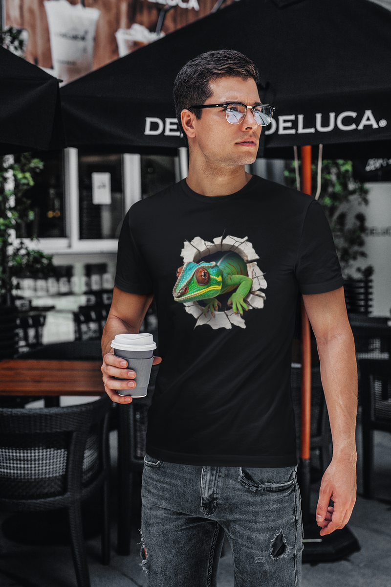 Nome do produto: CAMISETA T-SHIRT PRIME, CAMALEÃO LAGARTO