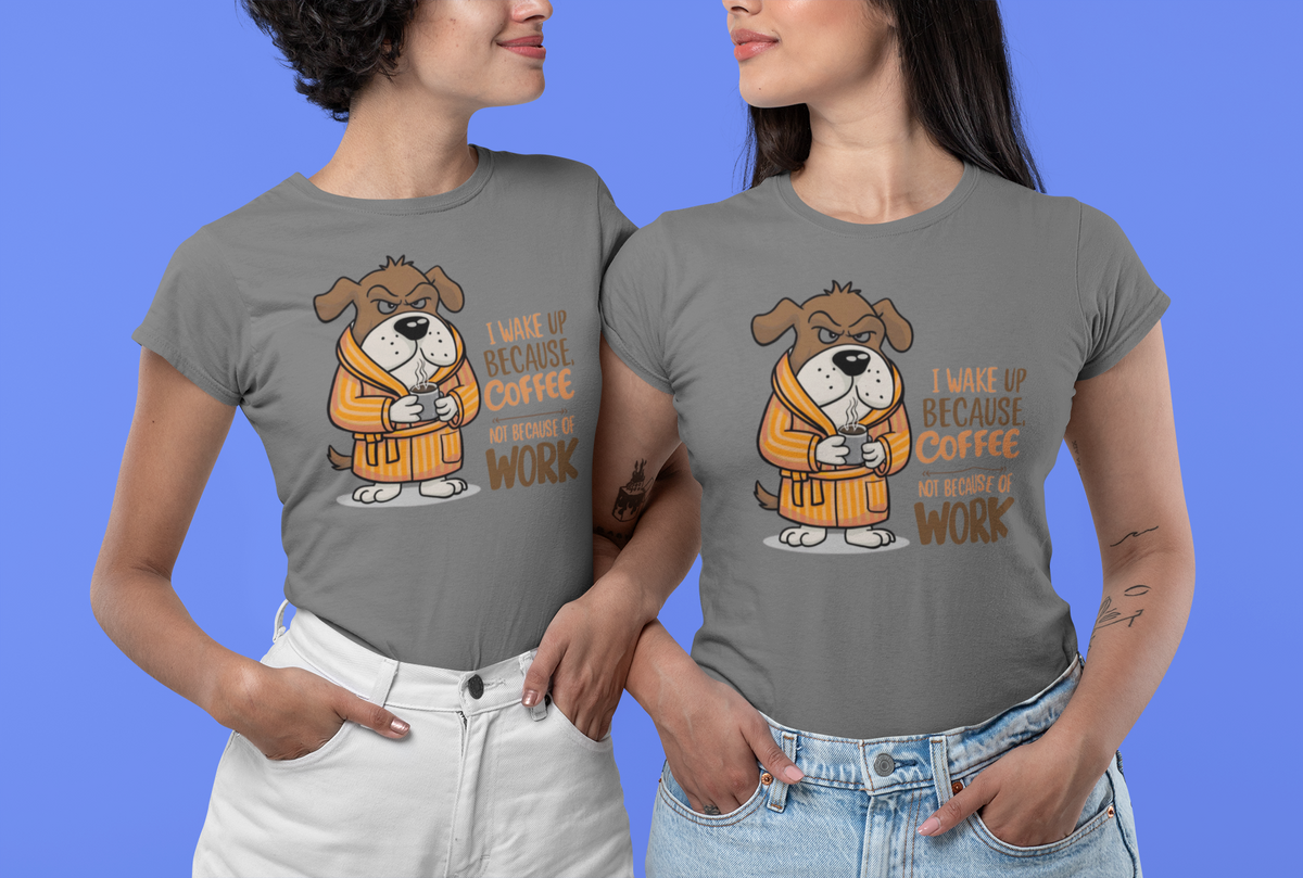 Nome do produto: CAMISETA BABY LONG QUALITY, DOG COFFEE