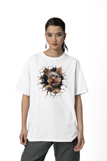 Nome do produtoCAMISETA T-SHIRT PRIME, ESTILO 3D DOG YORKSHIRE TERRIER