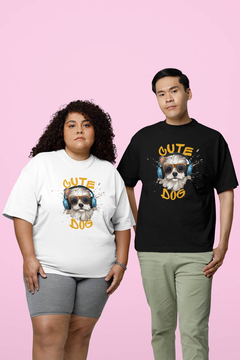 Nome do produto: CAMISETA T-SHIRT PLUS SIZE, CUTE DOG