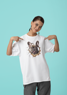 Nome do produtoCAMISETA T-SHIRT PRIME, ESTILO 3D DOG BULDOGUE FRANCÊS  