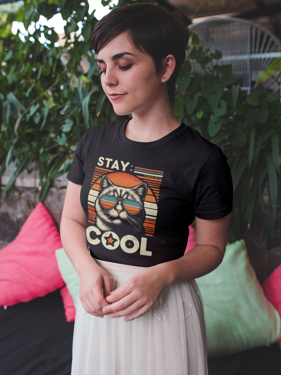 Nome do produto: CAMISETA BABY LONG QUALITY CAT, STAY COOL