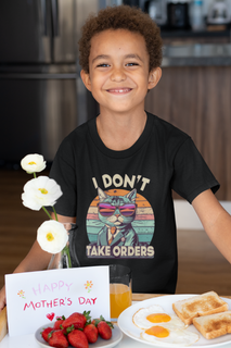 Nome do produtoCAMISETA  CLASSIC INFANTIL, CAT I DON'T TAKE ORDERS-2 A 14 ANOS