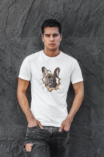 Nome do produtoCAMISETA T-SHIRT PRIME, ESTILO 3D DOG BULDOGUE FRANCÊS  