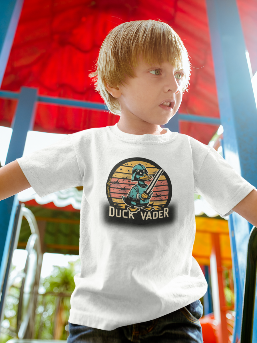 Nome do produto: CAMISETA CLASSIC INFANTIL, DUCK VADER STAR WARS-2 A 14 ANOS