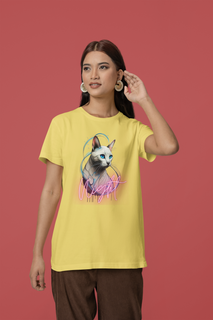 Nome do produtoCAMISETA T-SHIRT ESTONADA, CAT NIGHT