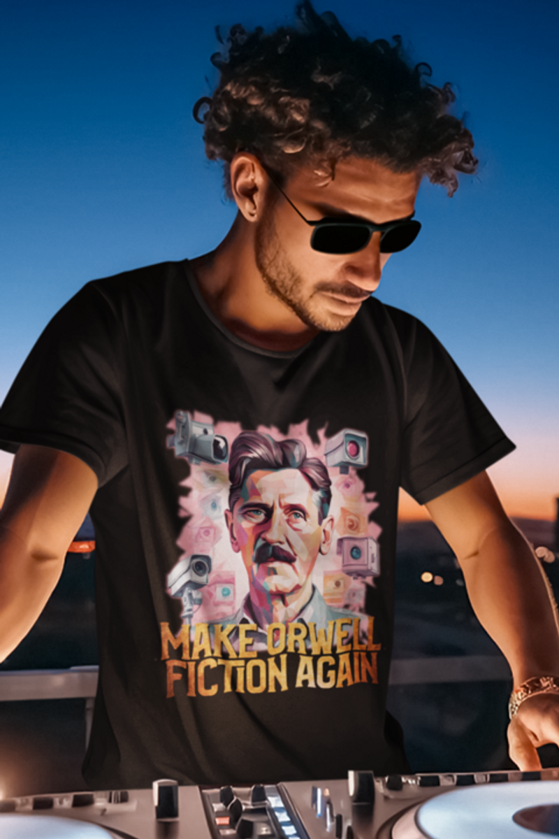 Nome do produto: Camiseta Make Orwell Fiction Again