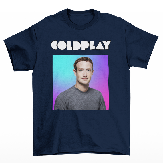 Camiseta Coldplay PLUS SIZE