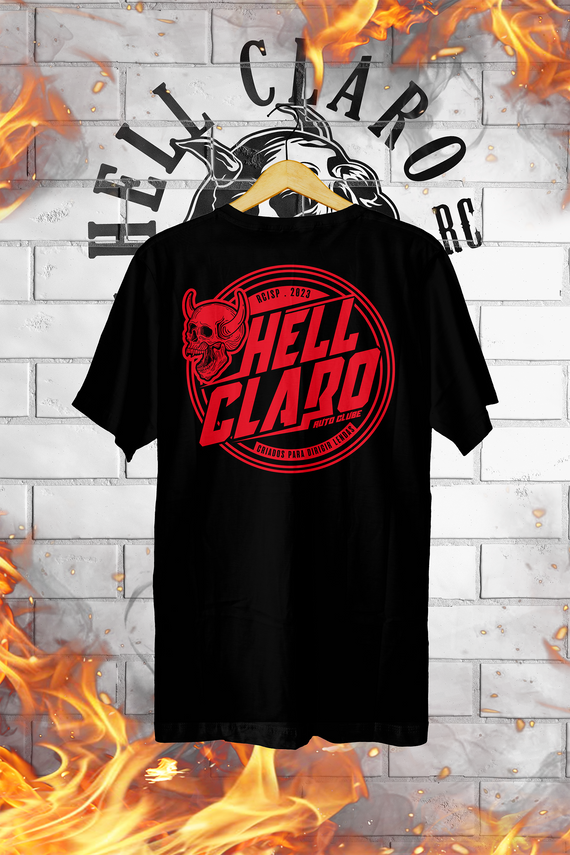 Hell Claro Demons Camiseta Oficial RED - Logo Alternativo - Prime Edition