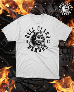 Hell Claro Demons Camiseta Oficial - Logo Frontal Grande - Prime Edition