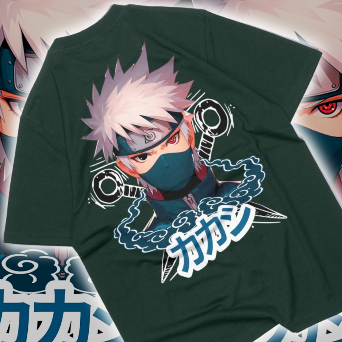 Nome do produto: T-Shirt  -  Kid Kakashi [Green]