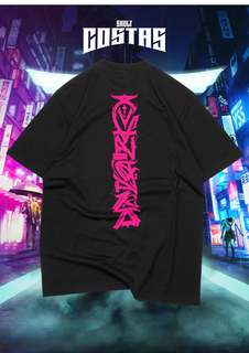 Nome do produtoT-shirt Unissex  -  Pink Lettering