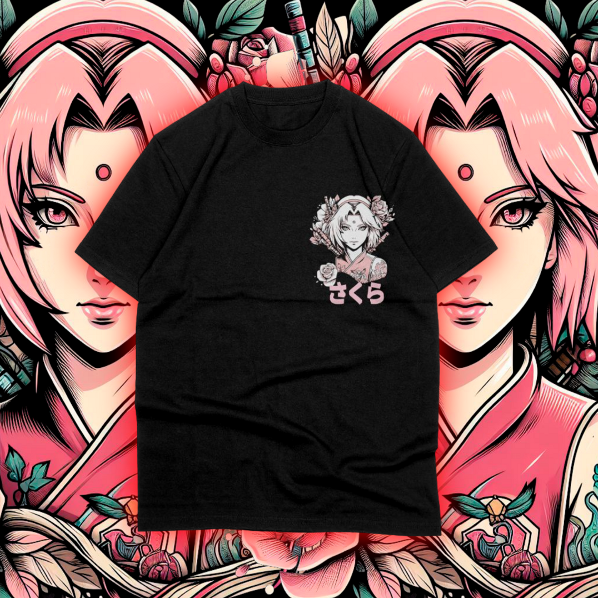Nome do produto: T-Shirt Sakura Samurai