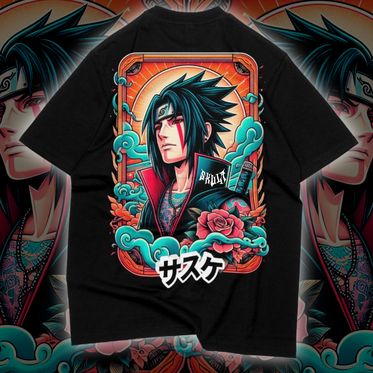 Nome do produto: T-Shirt  Sasuke Samurai