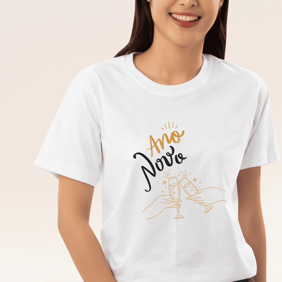 Camiseta Feminina T-shirt Coleção Fim De Ano