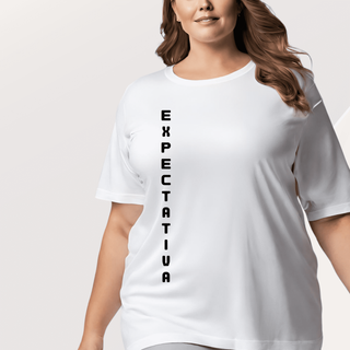 Camiseta Feminina Plus Size Expectativa