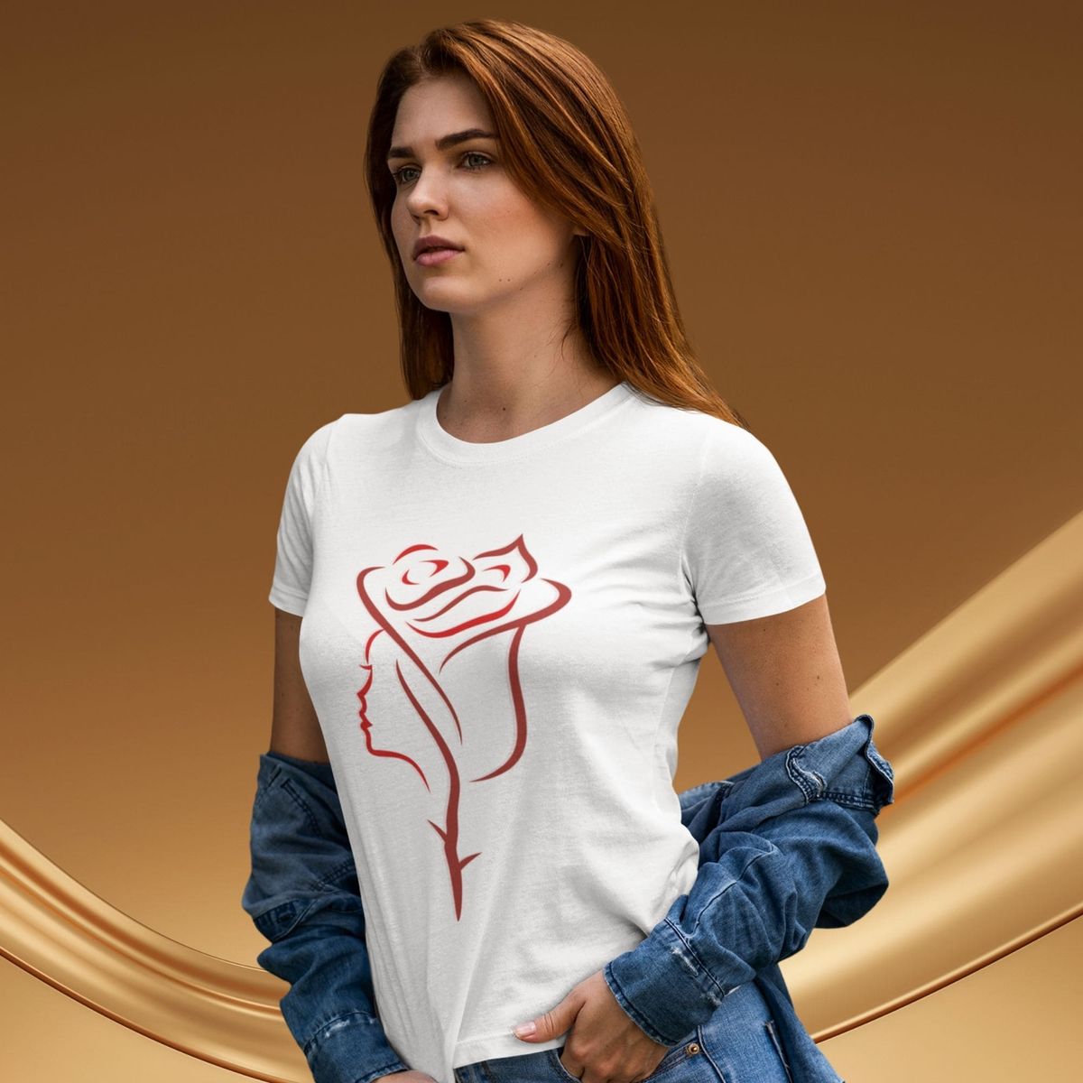 Nome do produto: Camiseta Feminina Baby Long Coleção Feminilidade