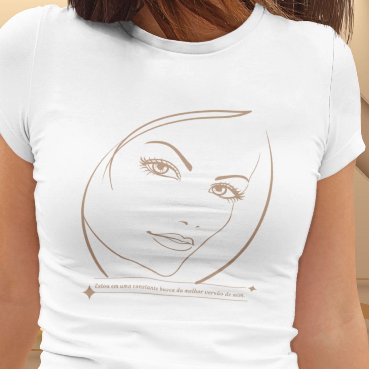 Nome do produto: Camiseta Feminina Baby Long Busca Da Melhor Versão