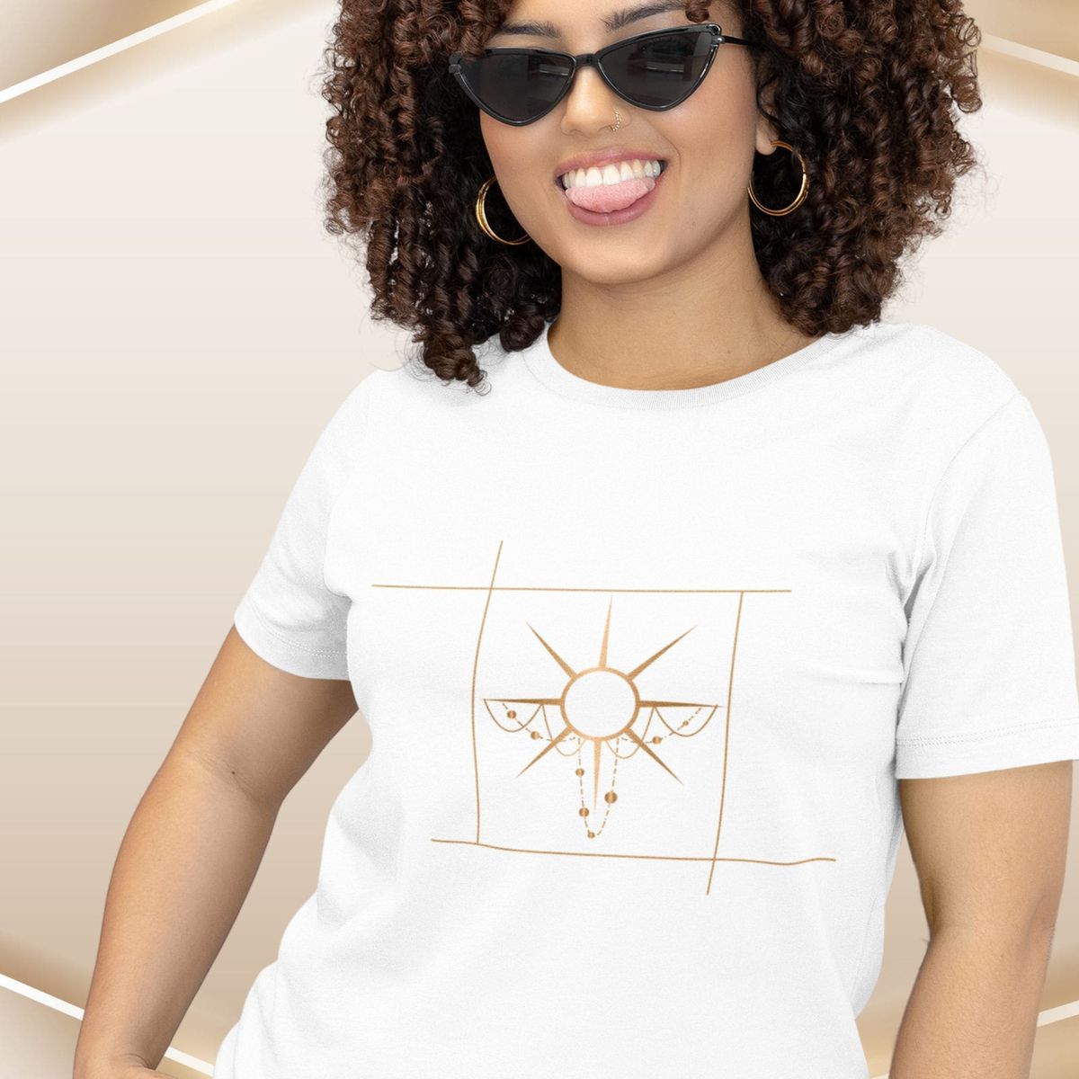 Nome do produto: Camiseta Feminina T-shirt Mistica