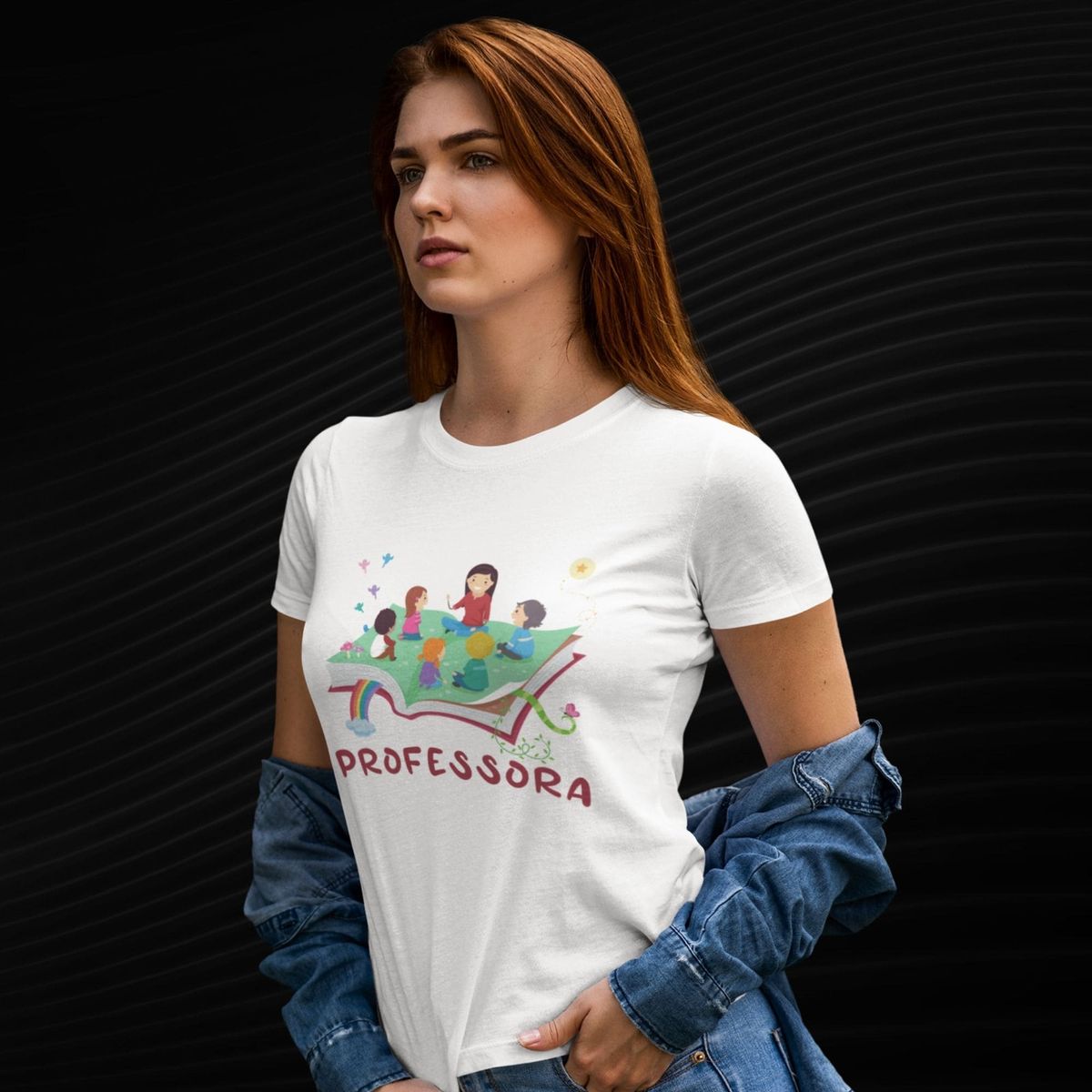 Nome do produto: Camiseta Feminina-Professora
