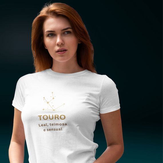 Camiseta Feminina Baby Long Signo-Touro