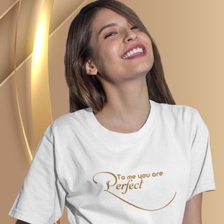 Nome do produtoCamiseta Feminina T-shirt Tu Já É Perfeita