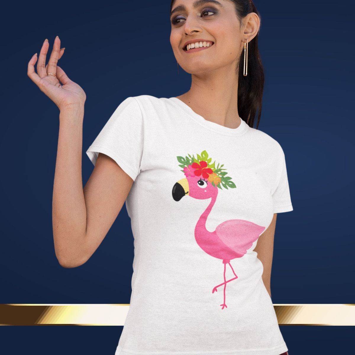 Nome do produto: Camiseta Feminina Baby Long Miss Mel