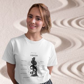 Nome do produtoCamiseta Feminina T-shirt Signo-Virgem