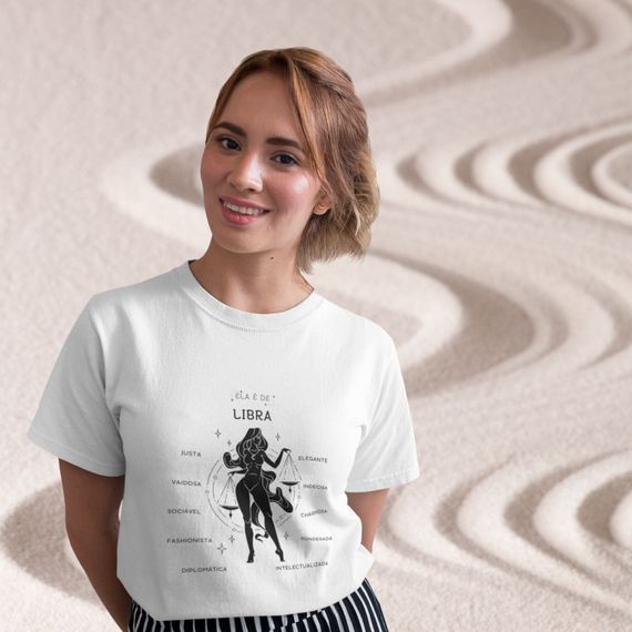 Camiseta Feminina T-shirt Signo-Libra