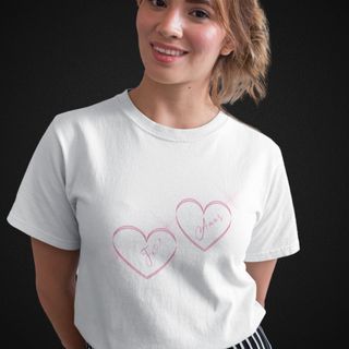 Camiseta Feminina T-shirt Fé E Amor