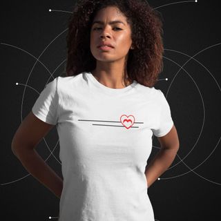 Nome do produtoCamiseta Feminina T-shirt Aqui Mora O Amor