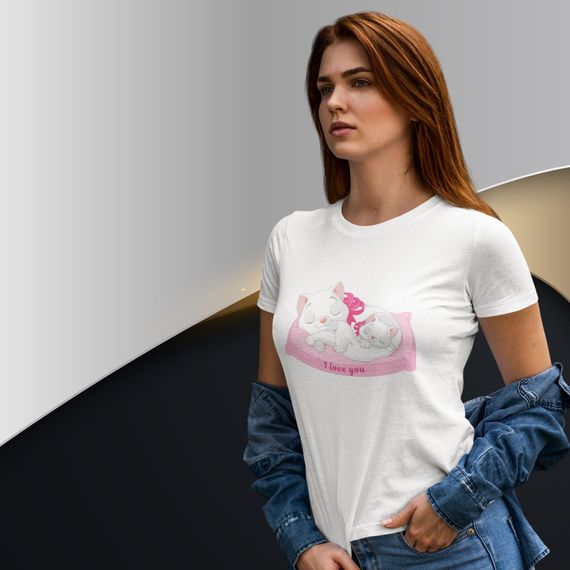 Camiseta Feminina Baby Long Amor Da Mamãe