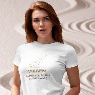 Camiseta Feminina Baby Long Signo-Virgem