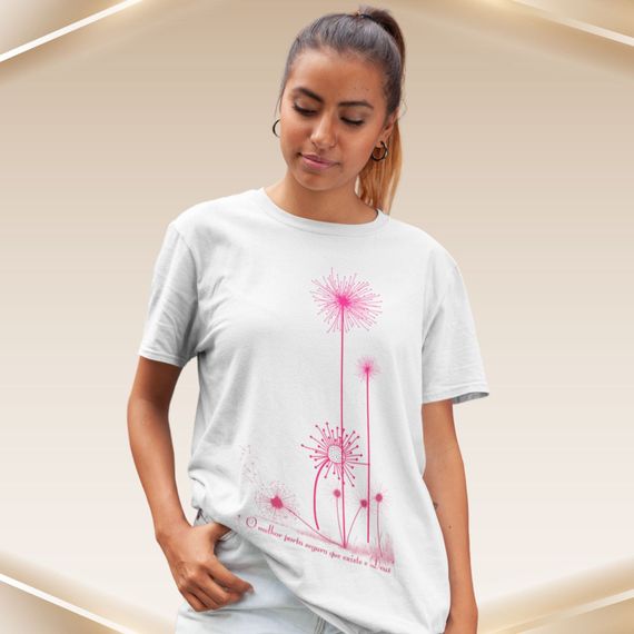 Camiseta Feminina T-shirt O Melhor Porto Seguro Que Existe É Deus