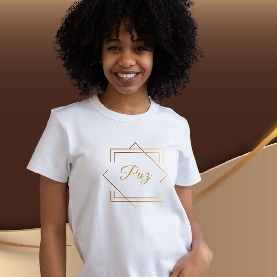 Camiseta Feminina T-shirt Paz