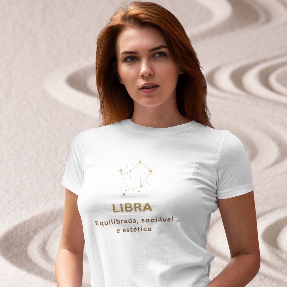 Nome do produto: Camiseta Feminina Baby Long Signo-Libra
