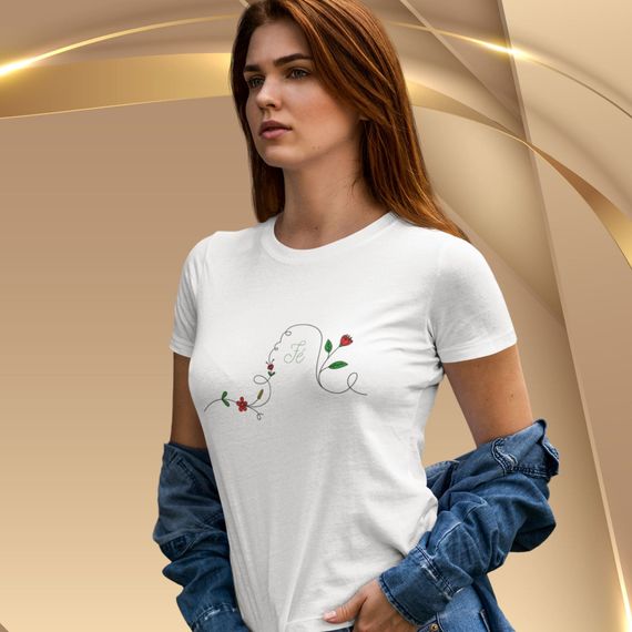 Camiseta Feminina Baby Long Fé