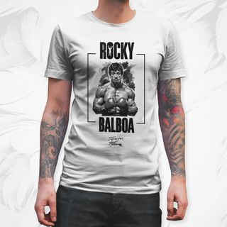 Camisa Rocky Balboa - A Lenda - Fonte Preta