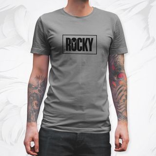 Nome do produtoCamisa Rocky Balboa - Identidade - Fonte Preta