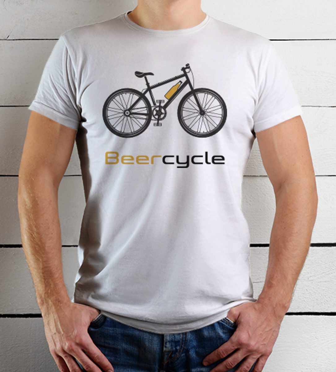 Nome do produto: Camiseta Beercycle - Estampa Preta